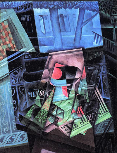 Still Life Before an Open Window, Place Ravignan Juan Gris